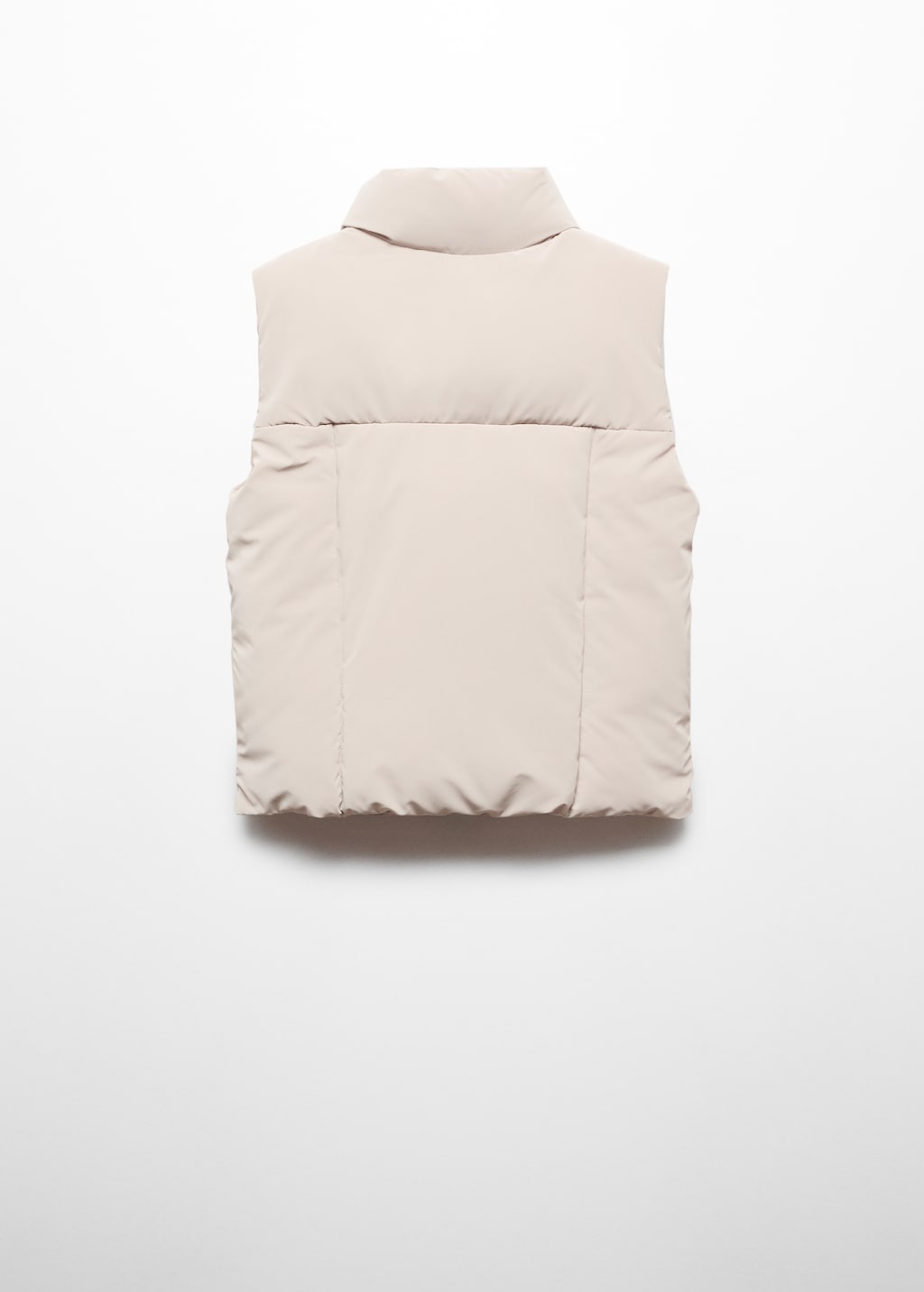 Quilted gilet - Reverse of the article