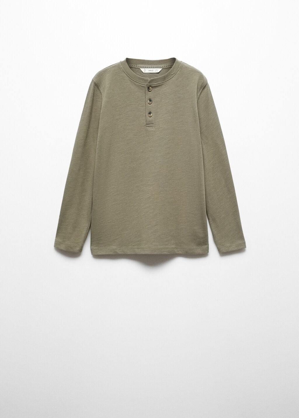 Buttoned long sleeve t-shirt - Article without model