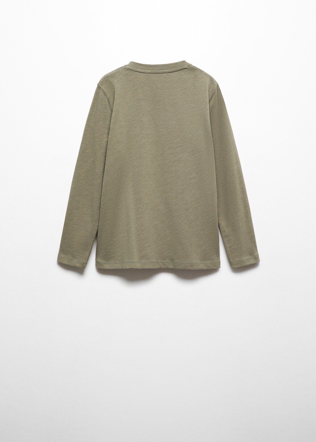 Buttoned long sleeve t-shirt - Reverse of the article