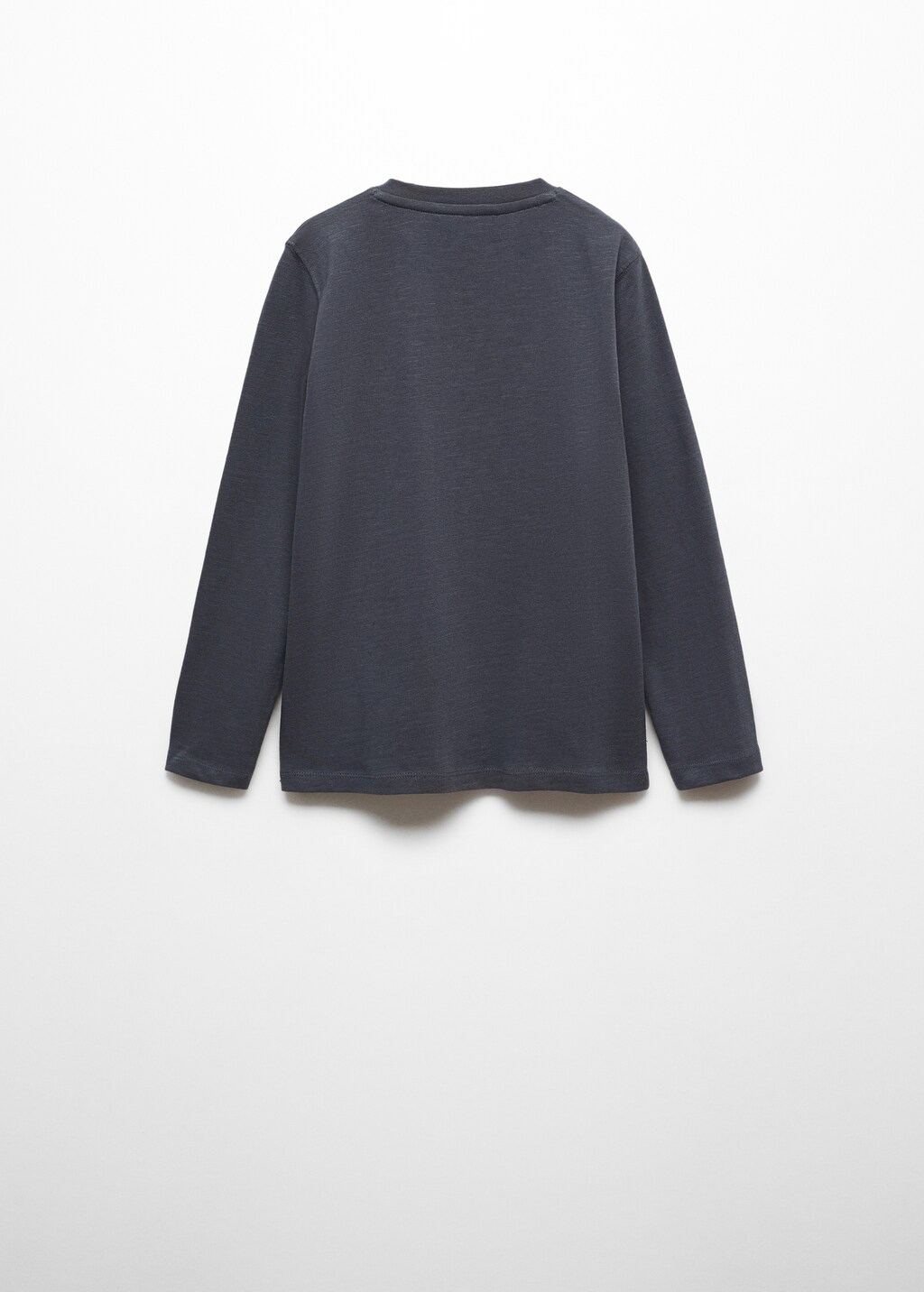 Buttoned long sleeve t-shirt - Reverse of the article