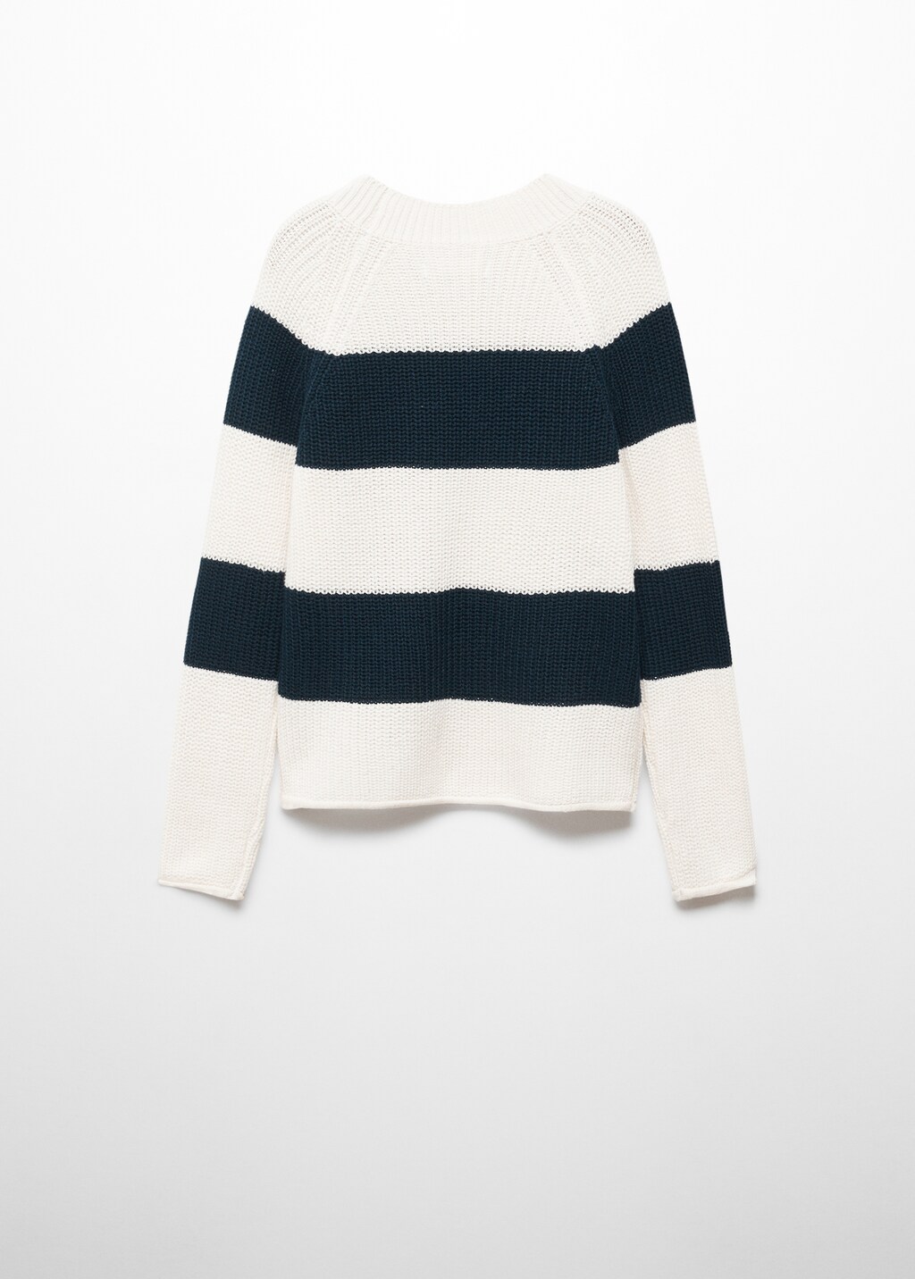 Knit striped sweater - Reverse of the article