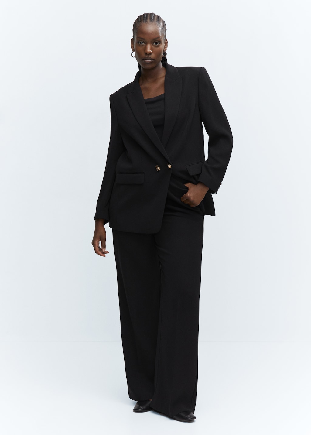  Wide leg suit trousers - Details of the article 3