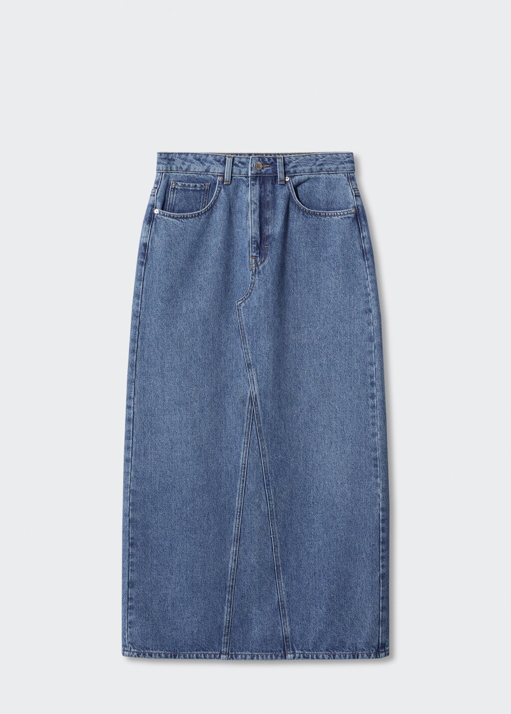 Long denim skirt - Article without model