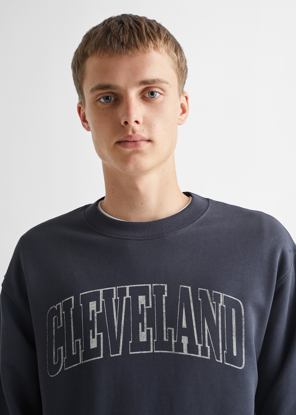 Printed cotton sweatshirt - Details of the article 1