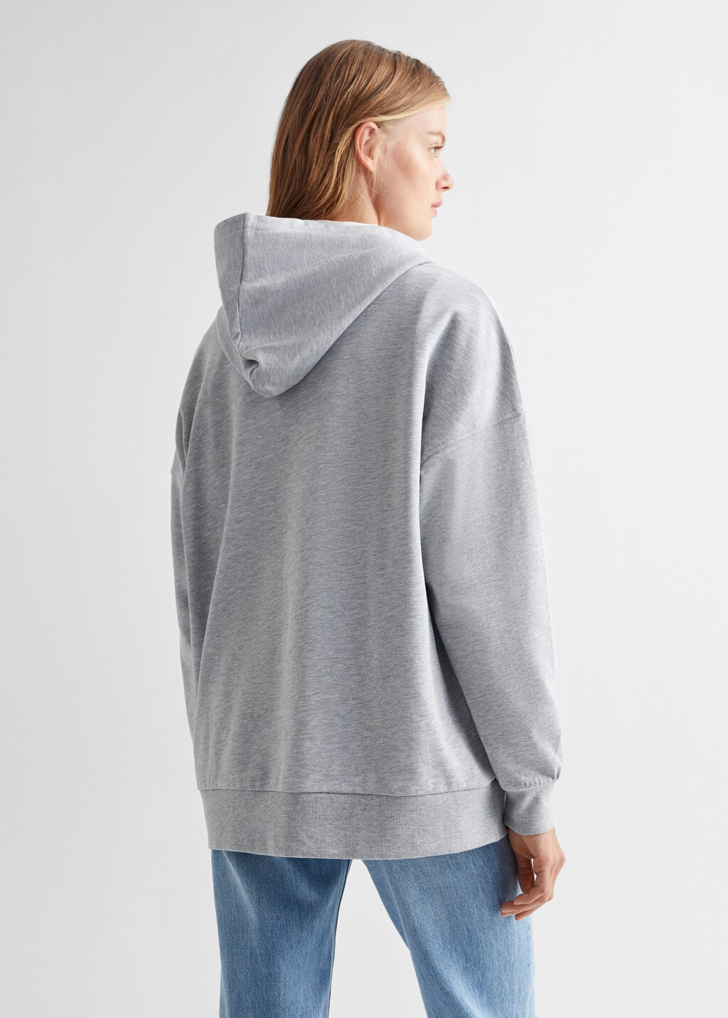 Message zipped hoodie - Reverse of the article