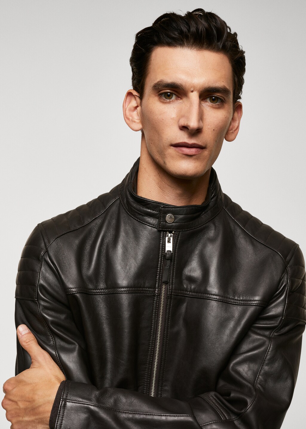 Nappa leather jacket - Details of the article 1