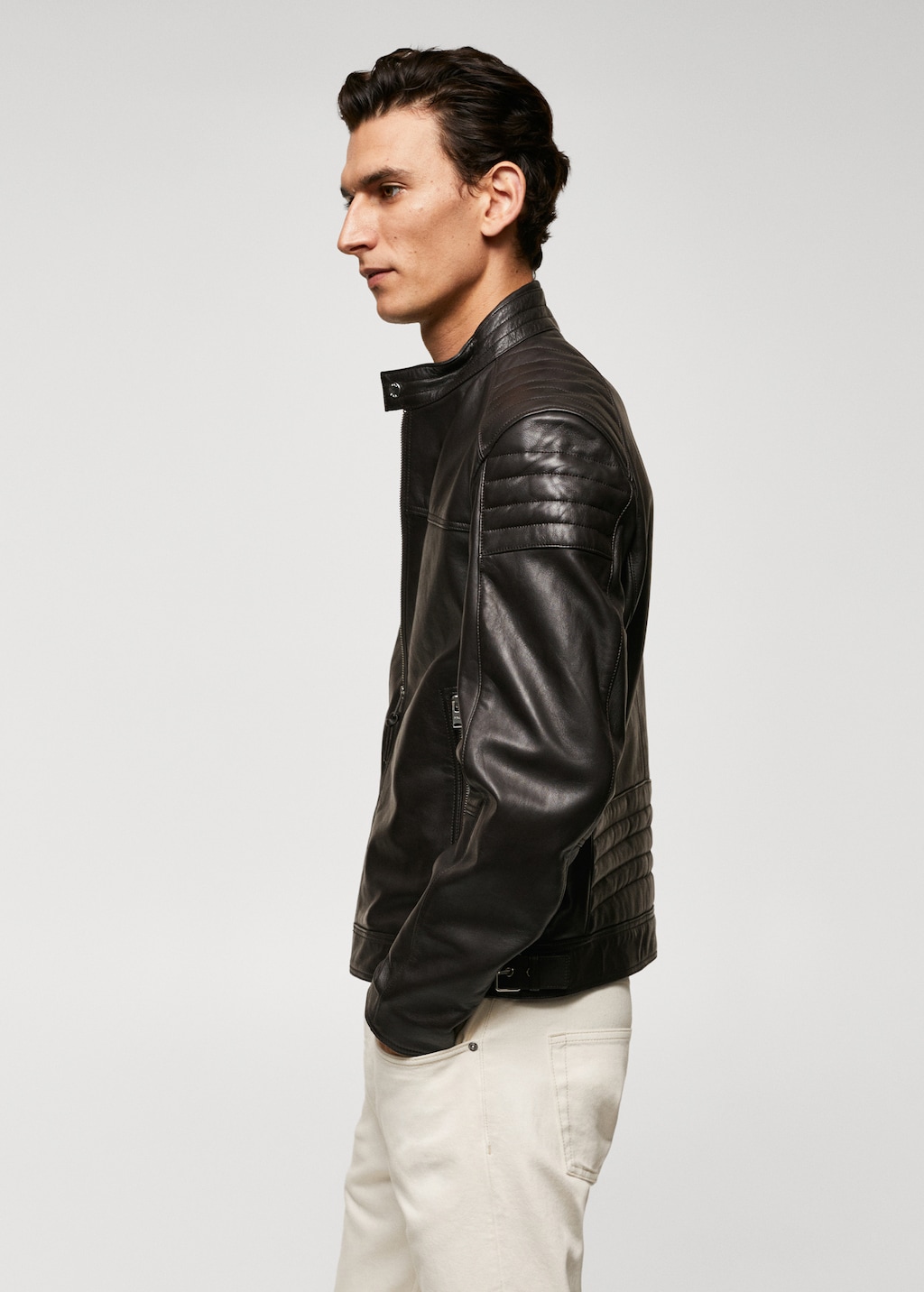 Nappa leather jacket - Details of the article 4