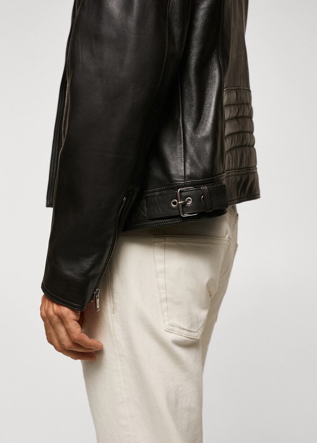 Nappa leather jacket - Details of the article 6