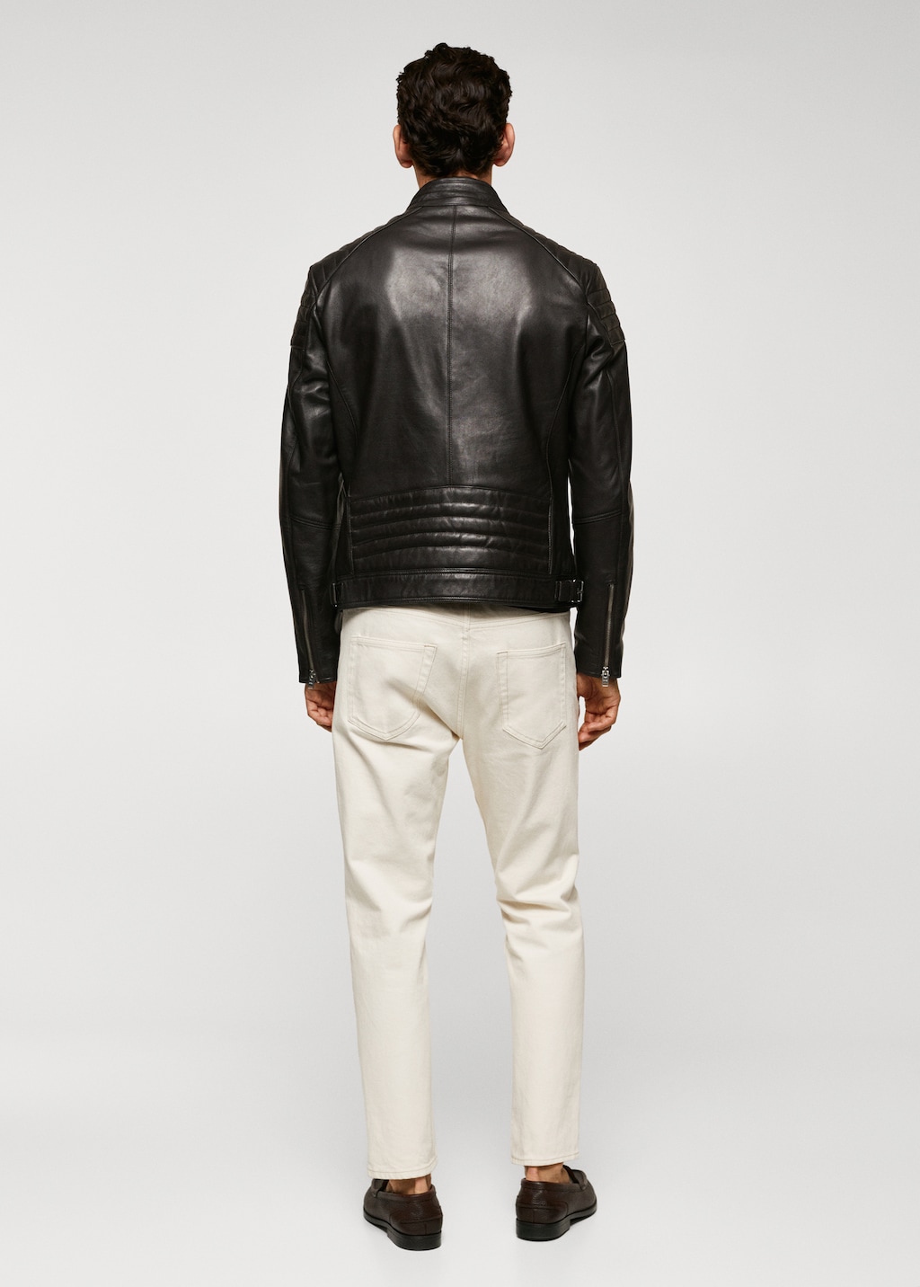 Nappa leather jacket - Reverse of the article