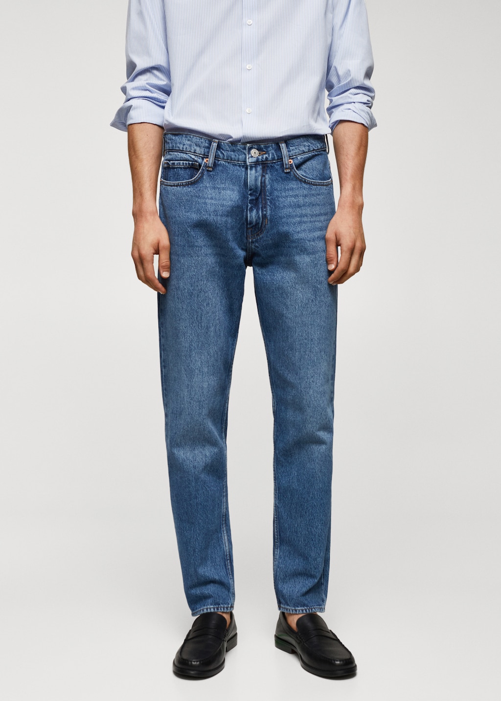 Bob straight-fit jeans - Medium plane