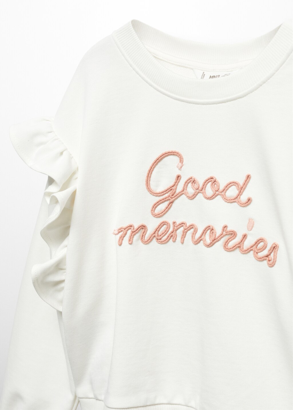 Ruffled message sweatshirt - Details of the article 8