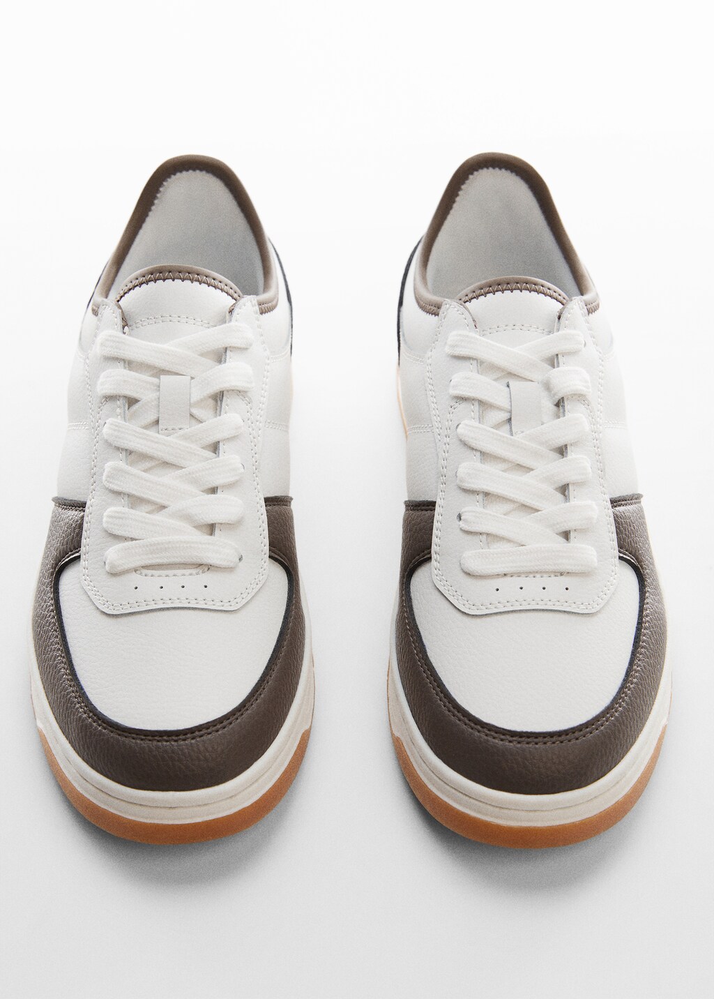 Combined leather trainers - Details of the article 2