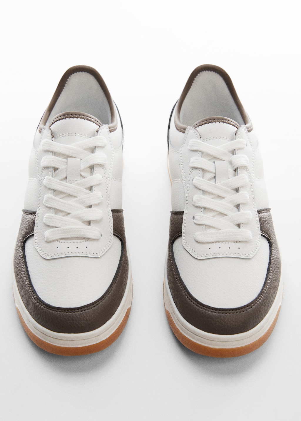 Combined leather trainers - Details of the article 2