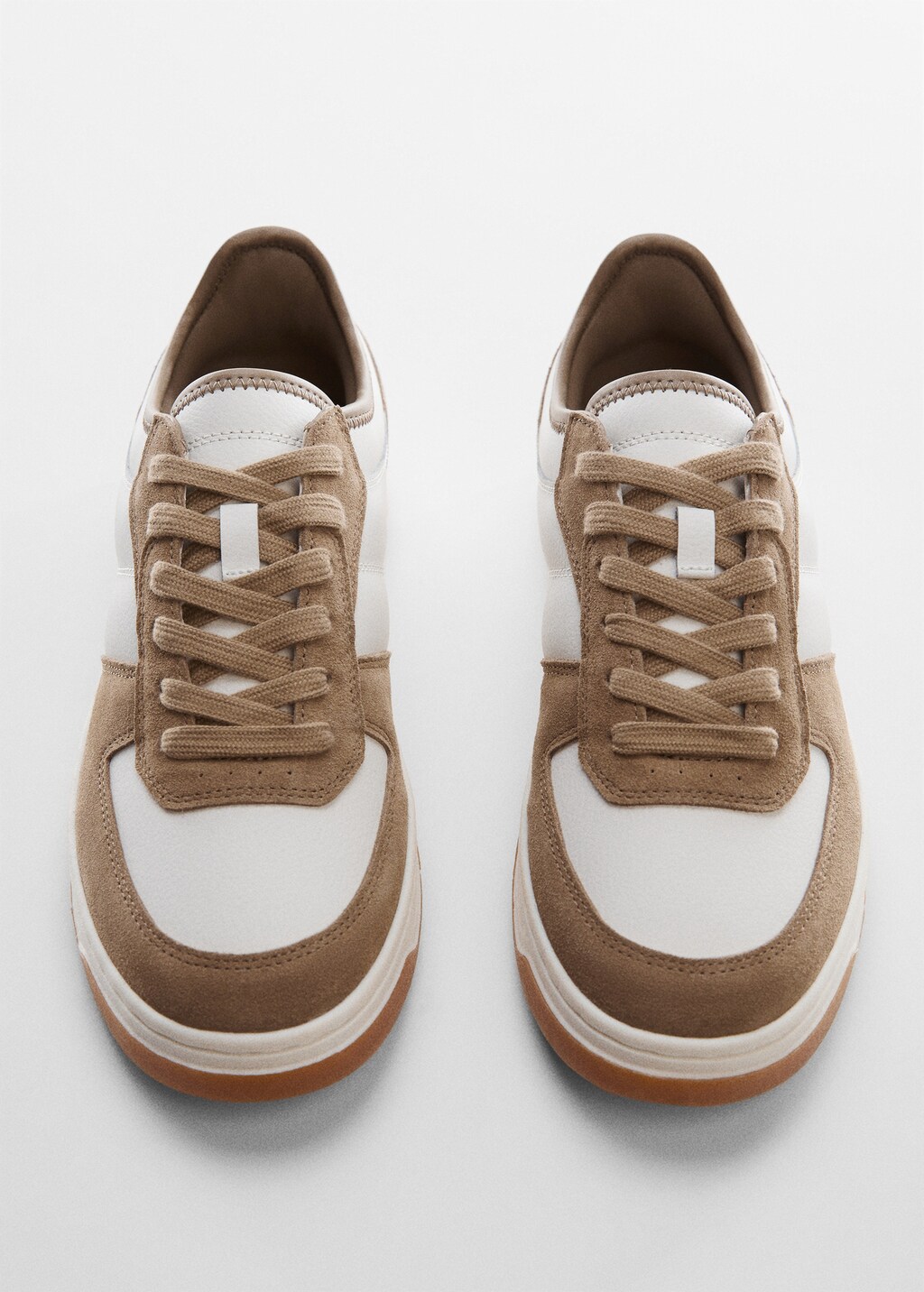 Combined leather trainers - Details of the article 2