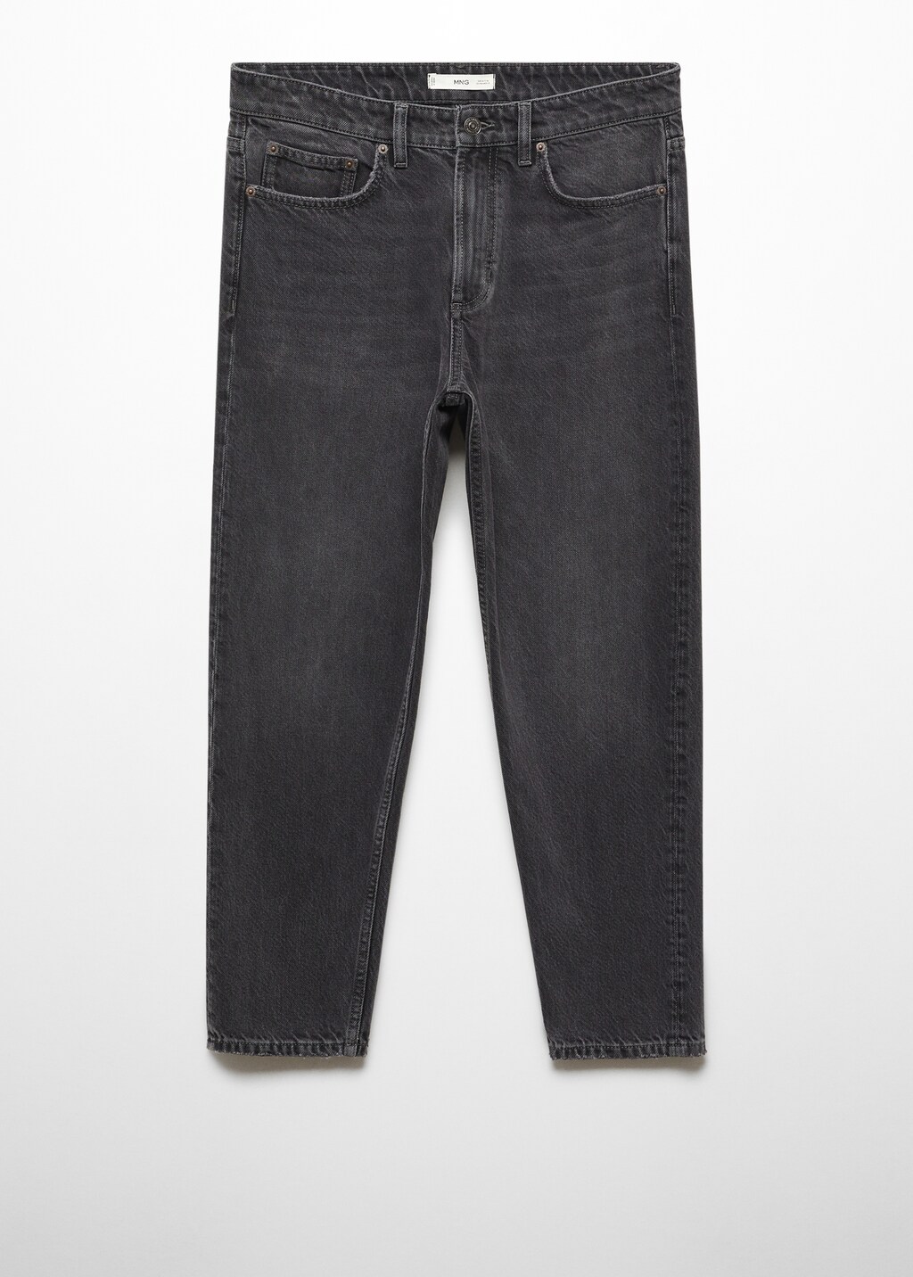 Dark-wash tapered-fit jeans - Article without model