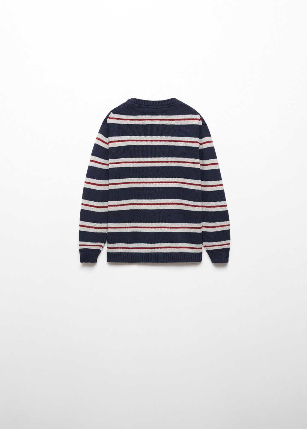 Knit striped sweater - Reverse of the article