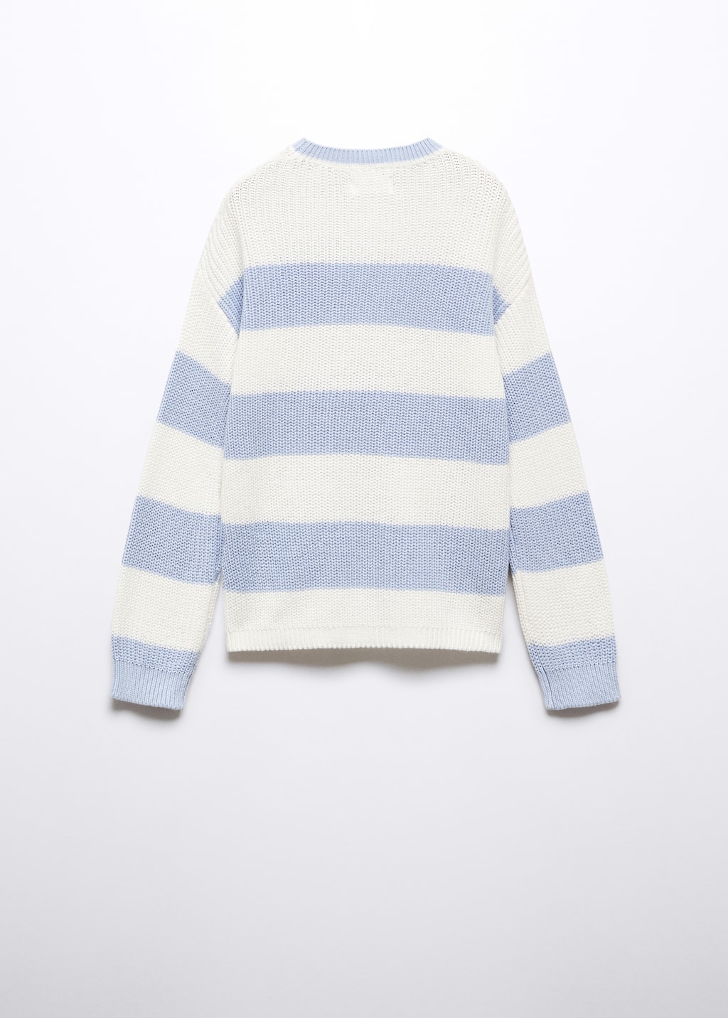 Striped knit sweater - Reverse of the article