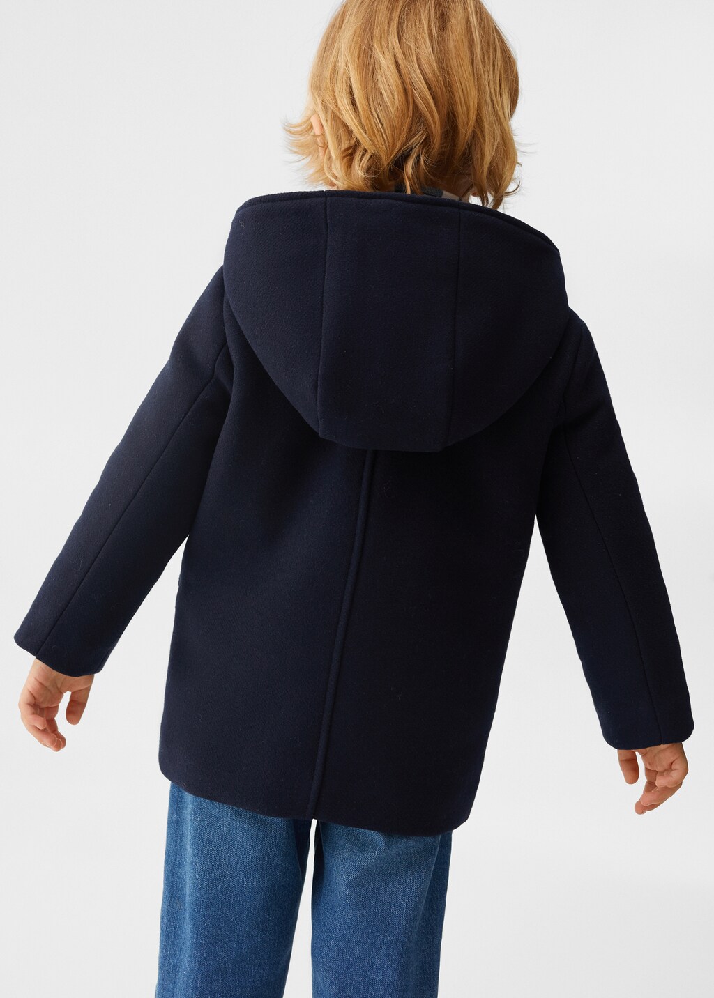 Hooded coat - Reverse of the article