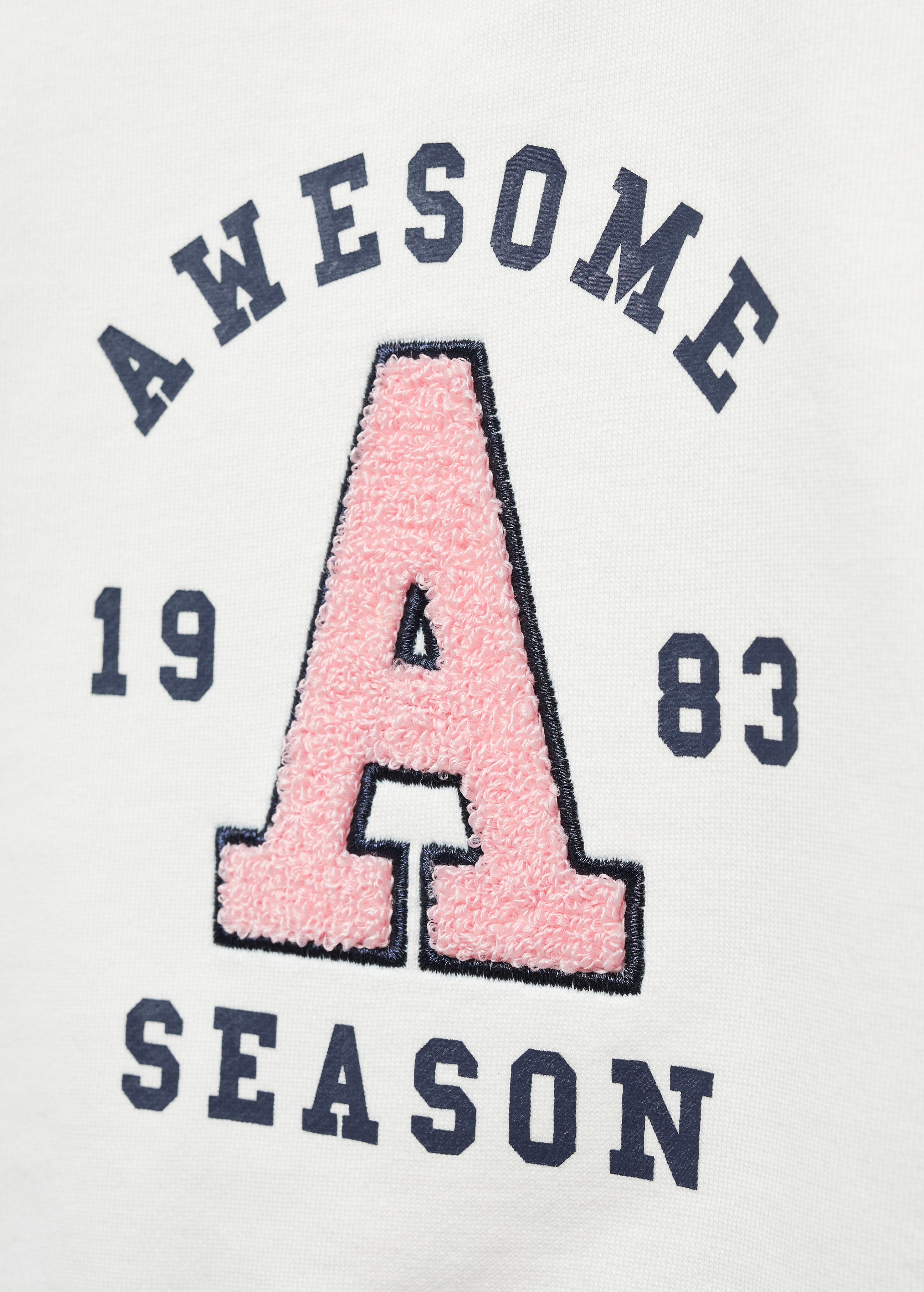 Sweatshirt text relief - Detaljer om artikeln 0