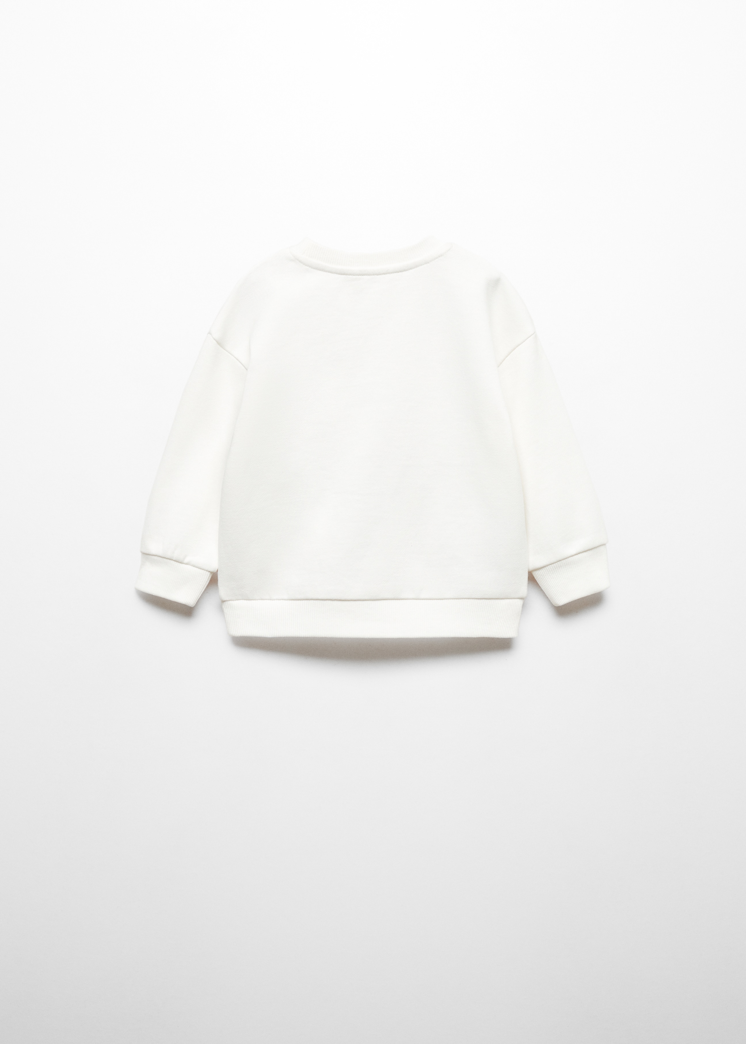 Sweatshirt text relief - Artikelns baksida