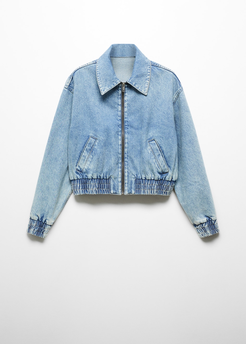 Denim bomber jacket - Article without model