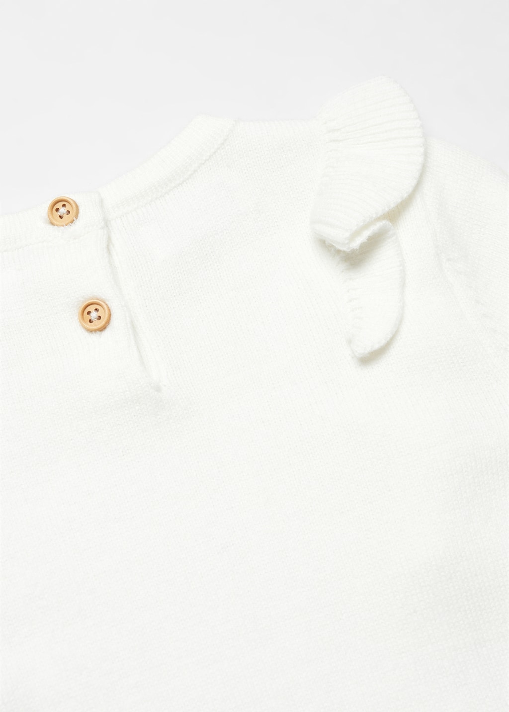 Ruffle knitted sweater - Details of the article 0