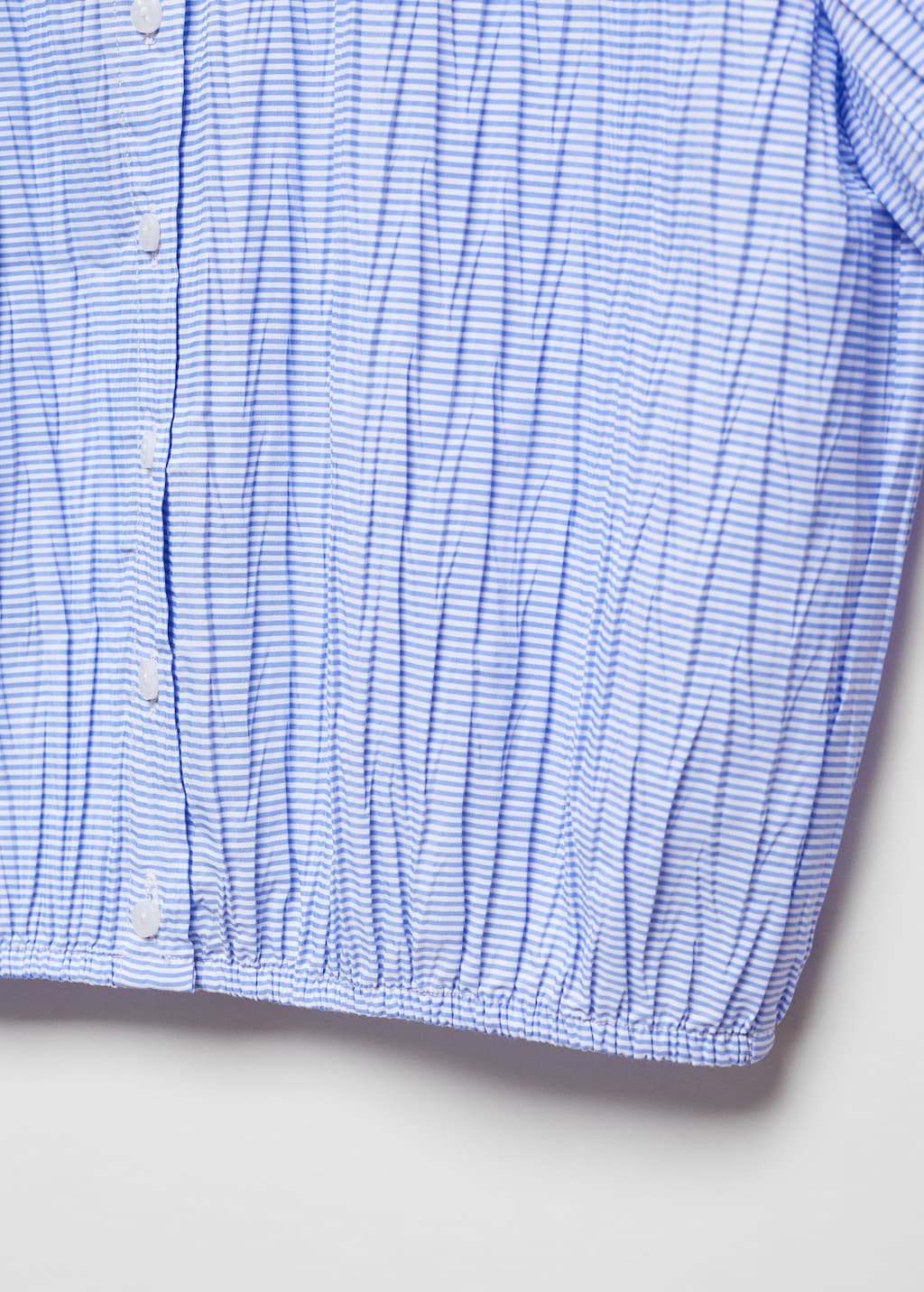 Striped textured shirt - Details of the article 8