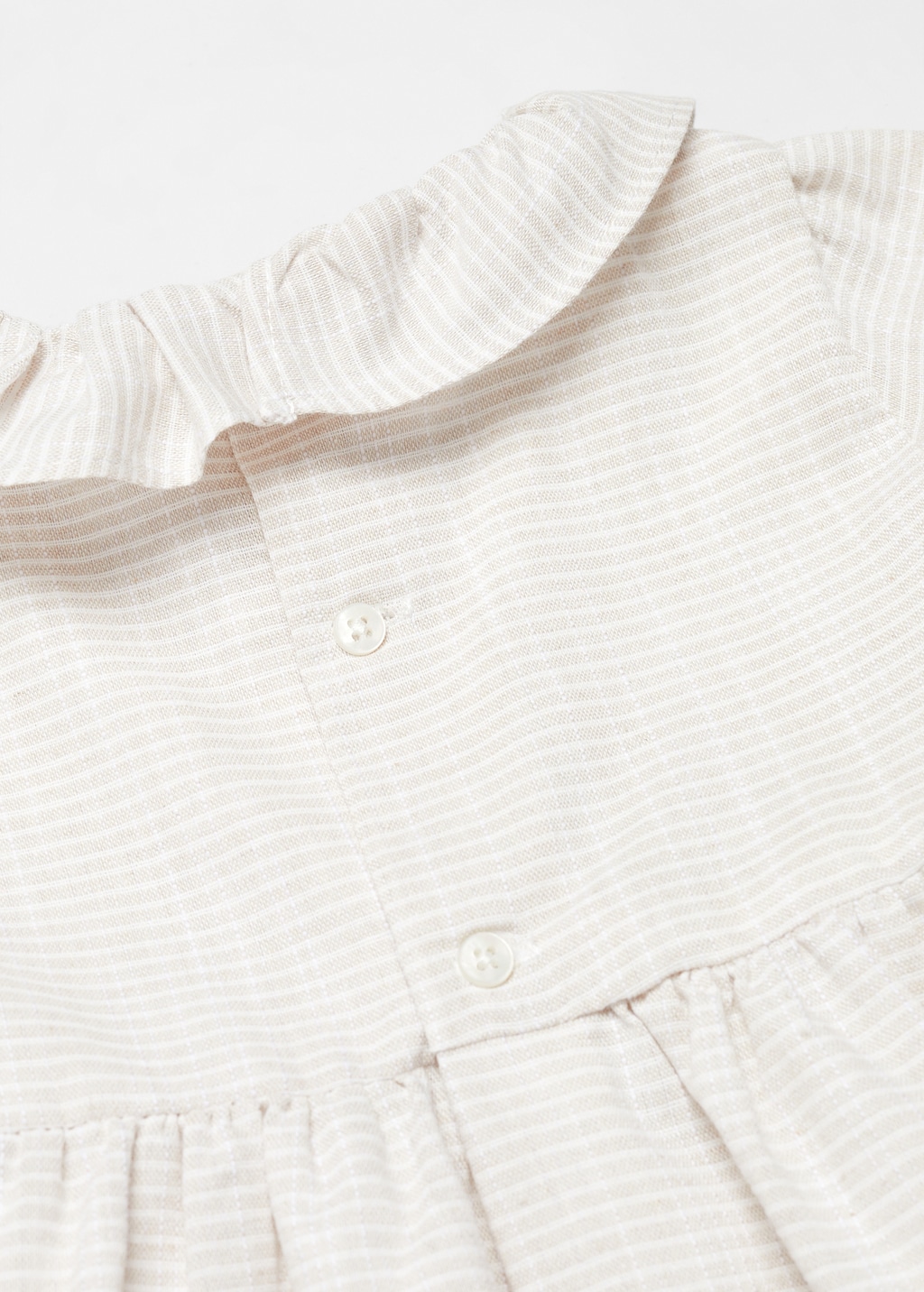 Striped cotton dress - Details of the article 0