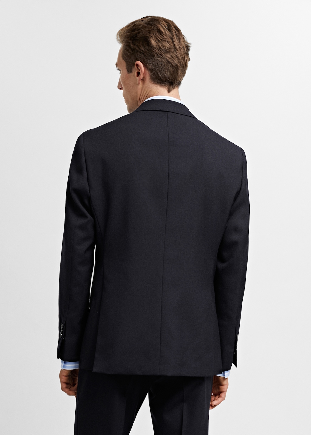 100% virgin wool suit jacket - Reverse of the article