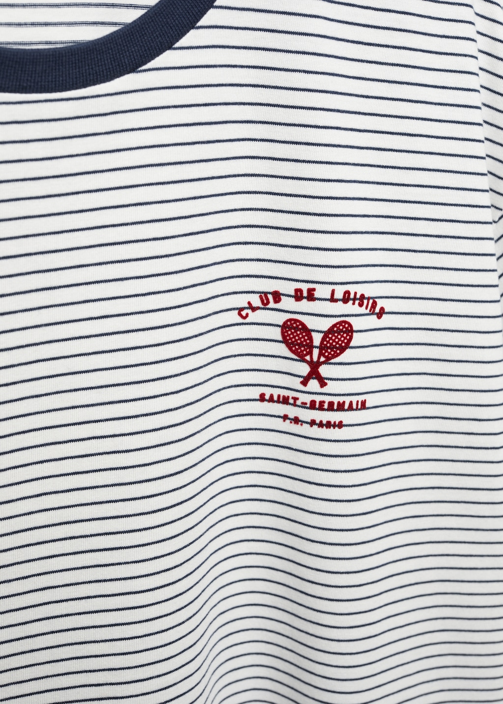 Striped cotton T-shirt - Details of the article 8