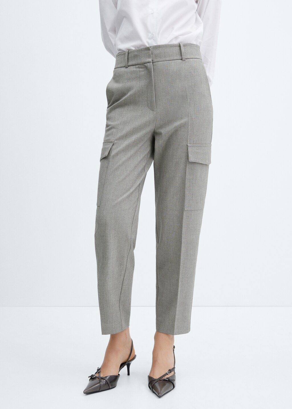 Suit trousers with side pockets - Medium plane