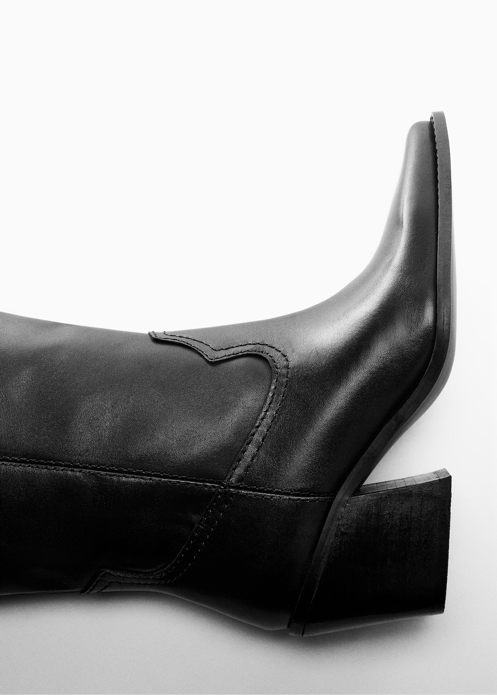 Cowboy leather boots