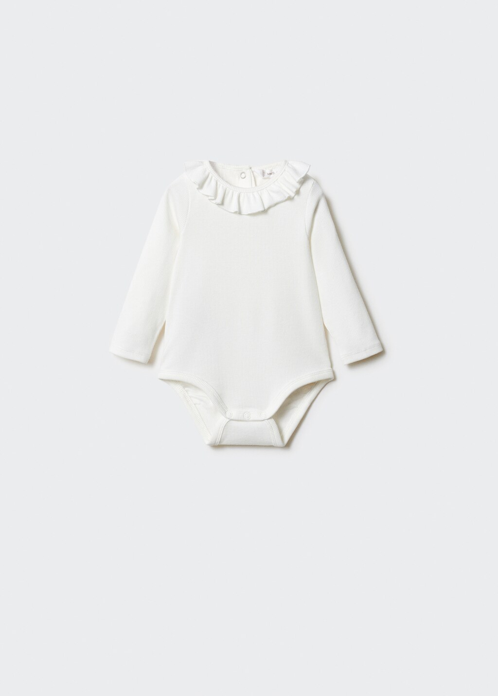 Ruffled cotton body - Article without model