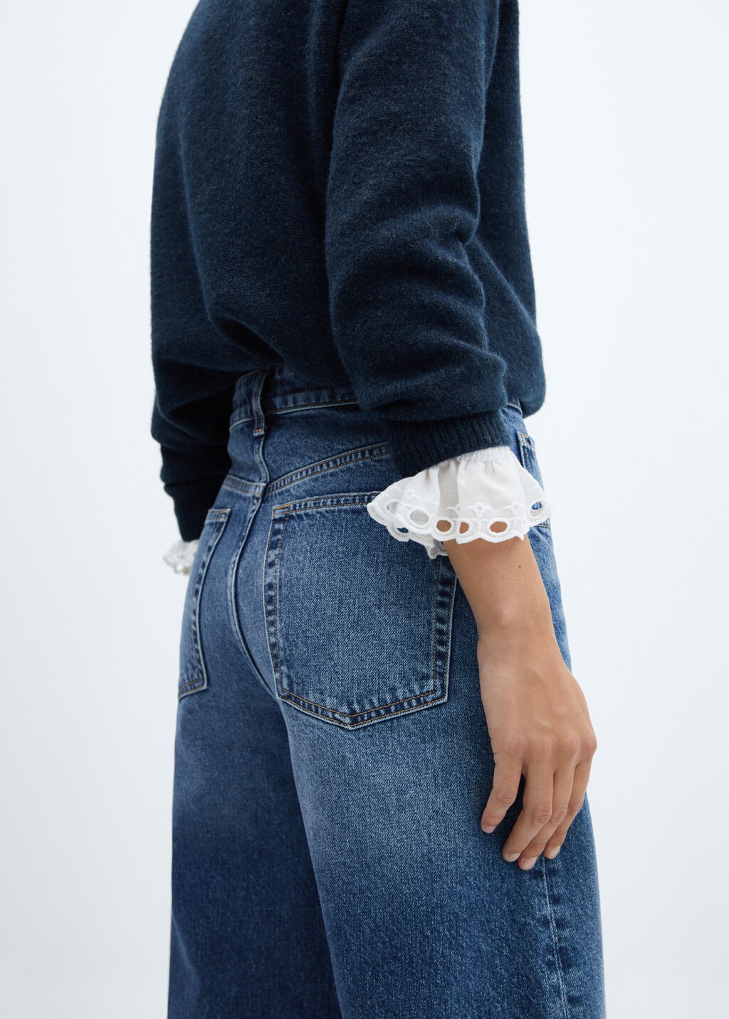 High-waist balloon jeans - Details of the article 6