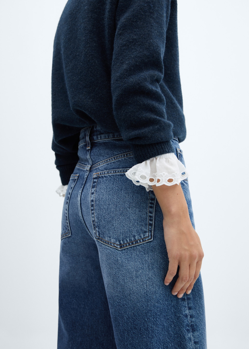 High-waist balloon jeans - Details of the article 6