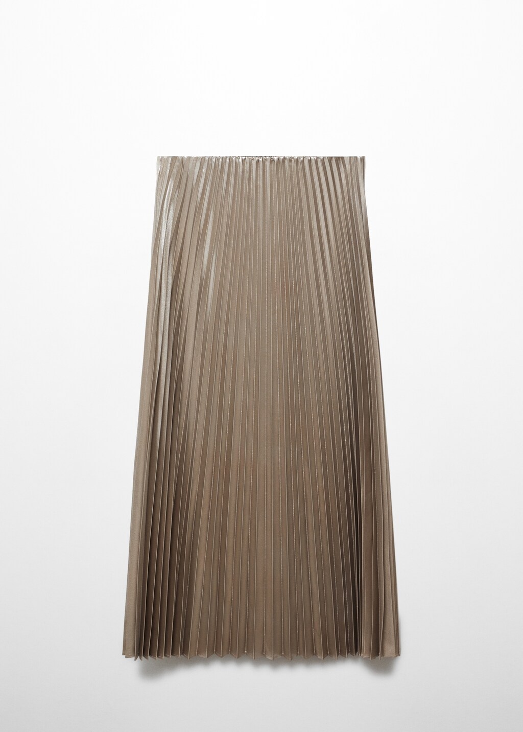 Metallic pleated skirt - Article without model