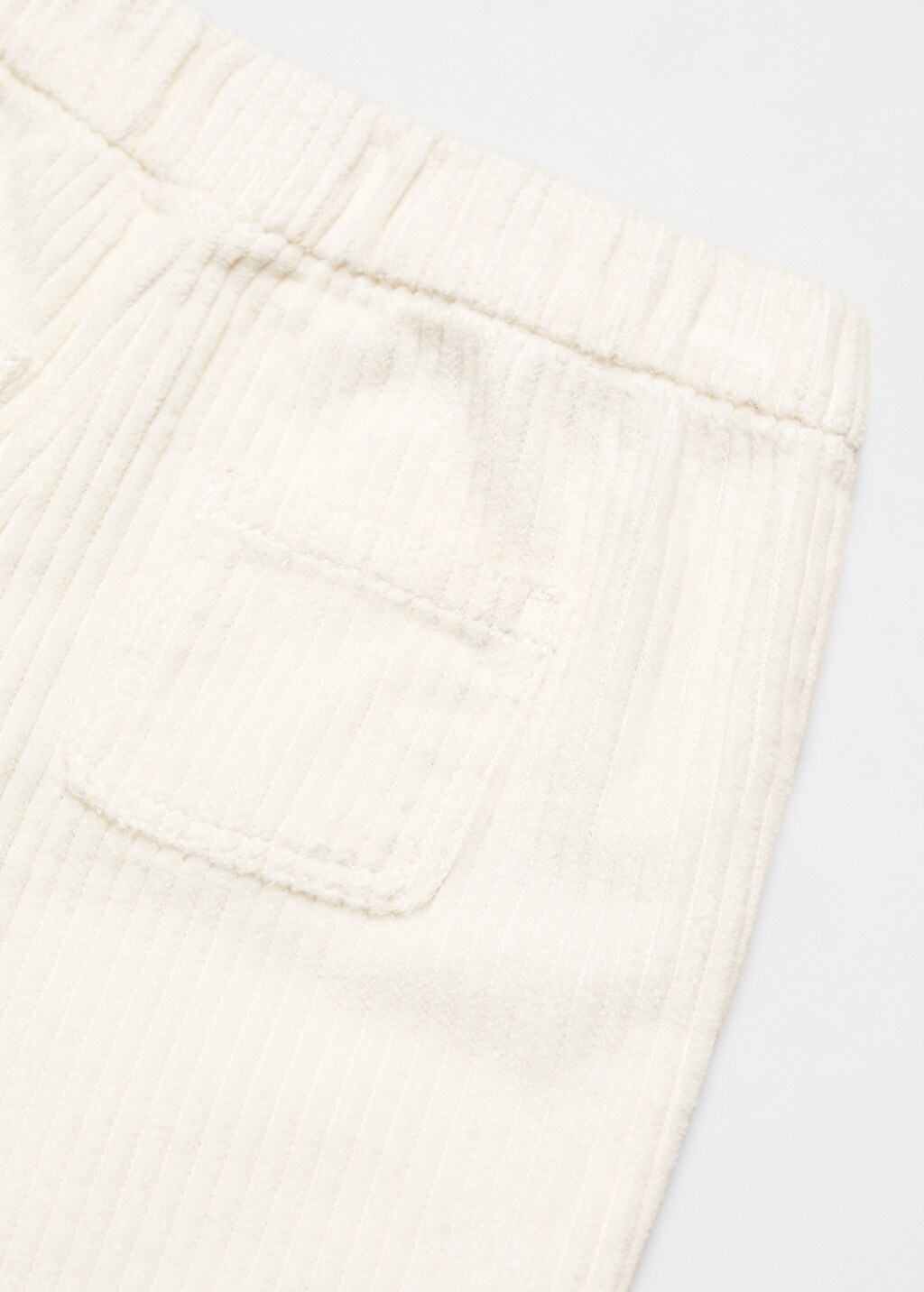 Corduroy culotte trousers - Details of the article 0