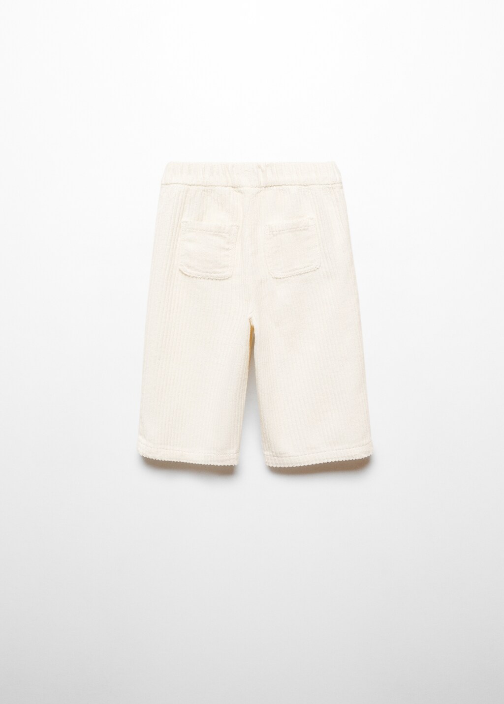 Corduroy culotte trousers - Reverse of the article