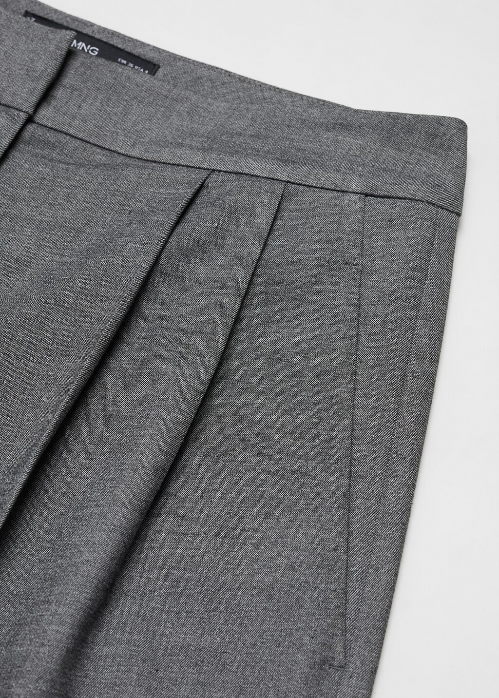 Wideleg pleated trousers - Details of the article 8