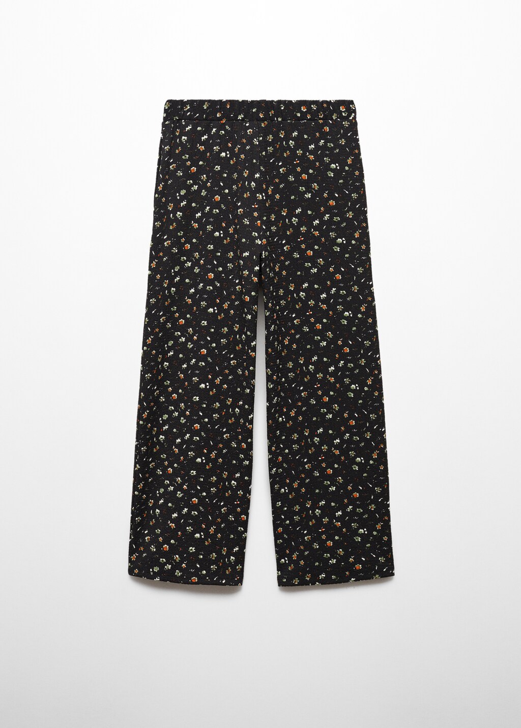 Flower print trousers - Reverse of the article