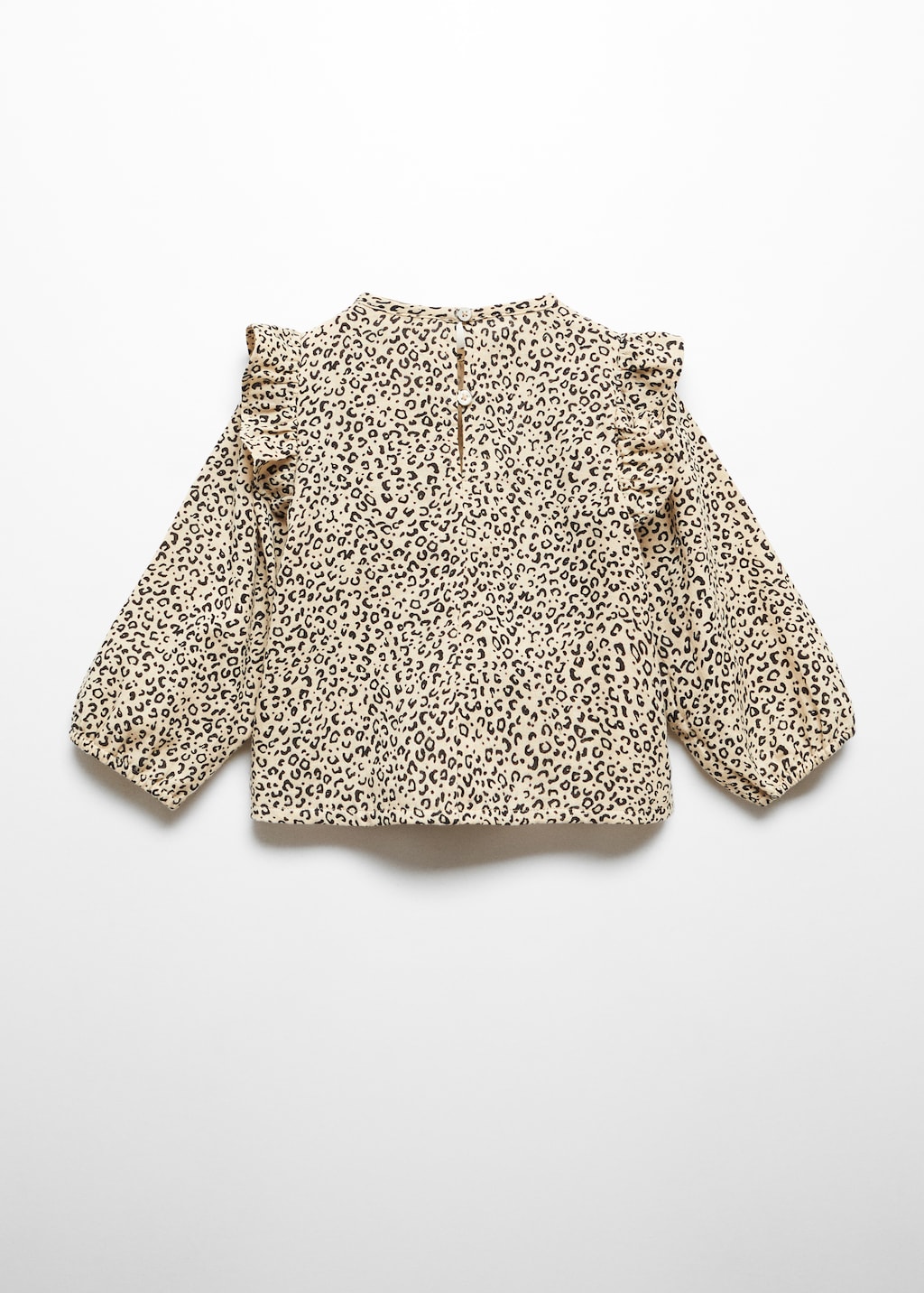 Leopard print blouse - Reverse of the article