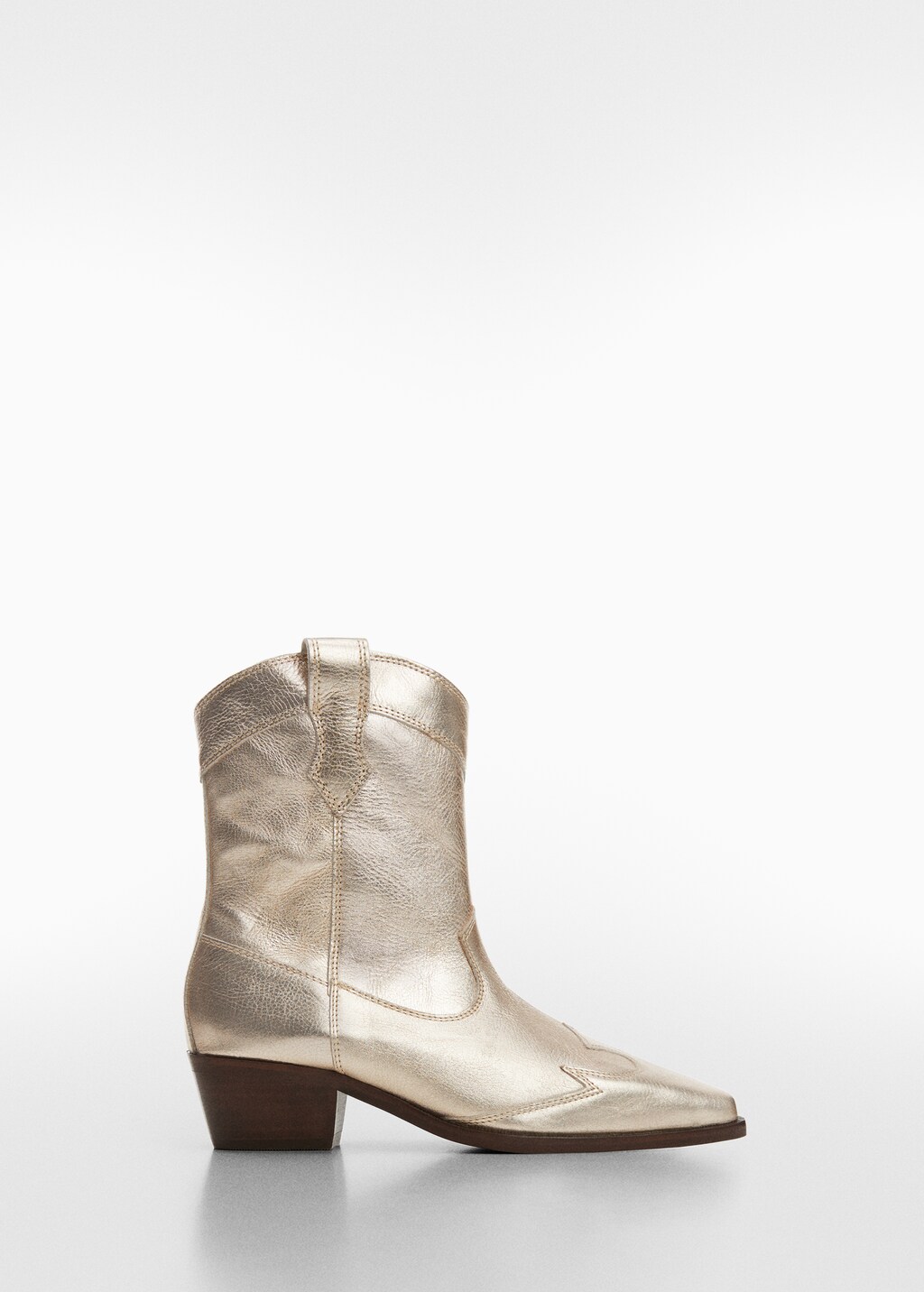 Leather cowboy ankle boots - Article without model