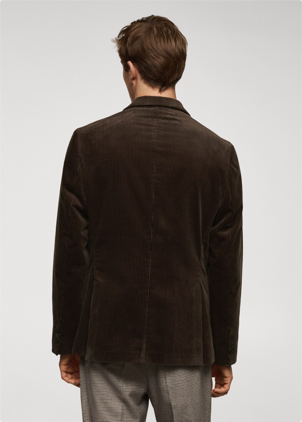 Slim fit corduroy blazer - Reverse of the article