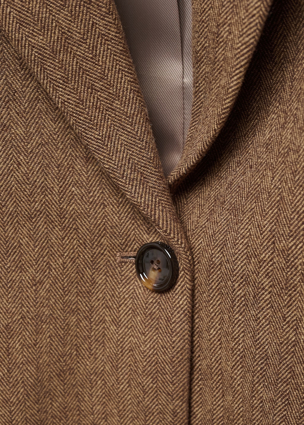 Herringbone wool-blend blazer - Details of the article 8