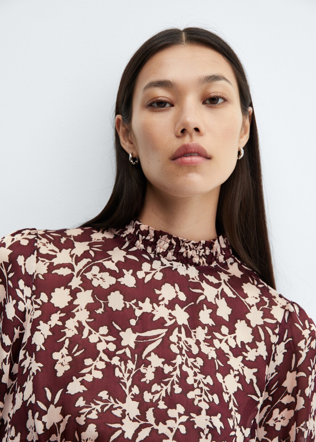 Flowy flower printed dress - Details of the article 1