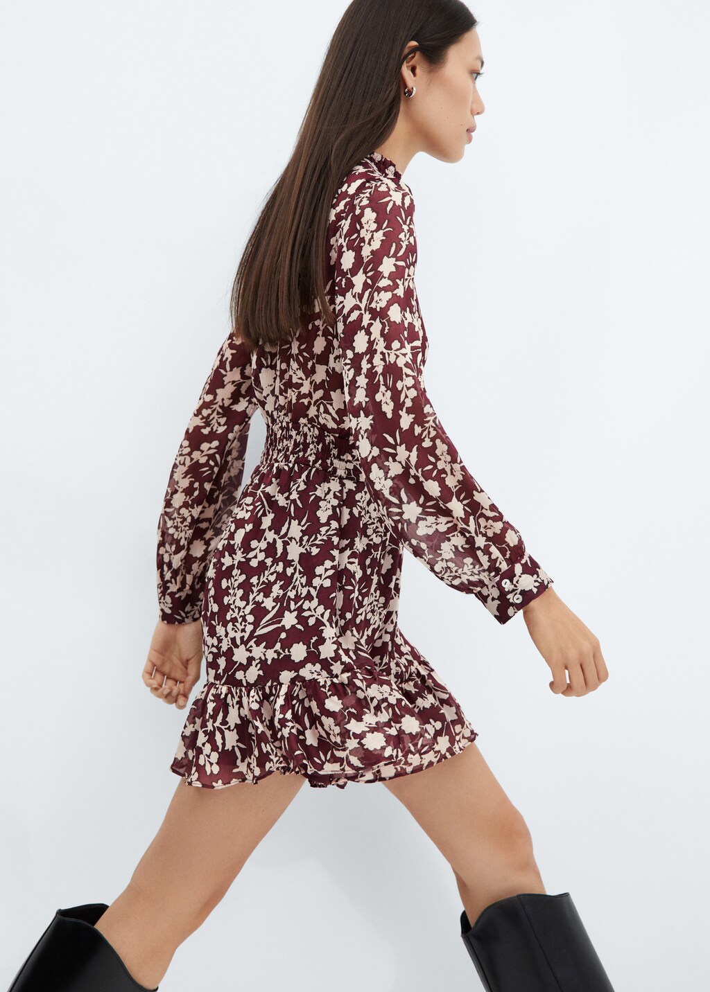 Flowy flower printed dress - Details of the article 6