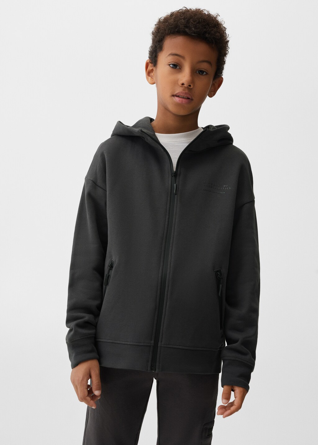 Zipped hoodie - Medium plane