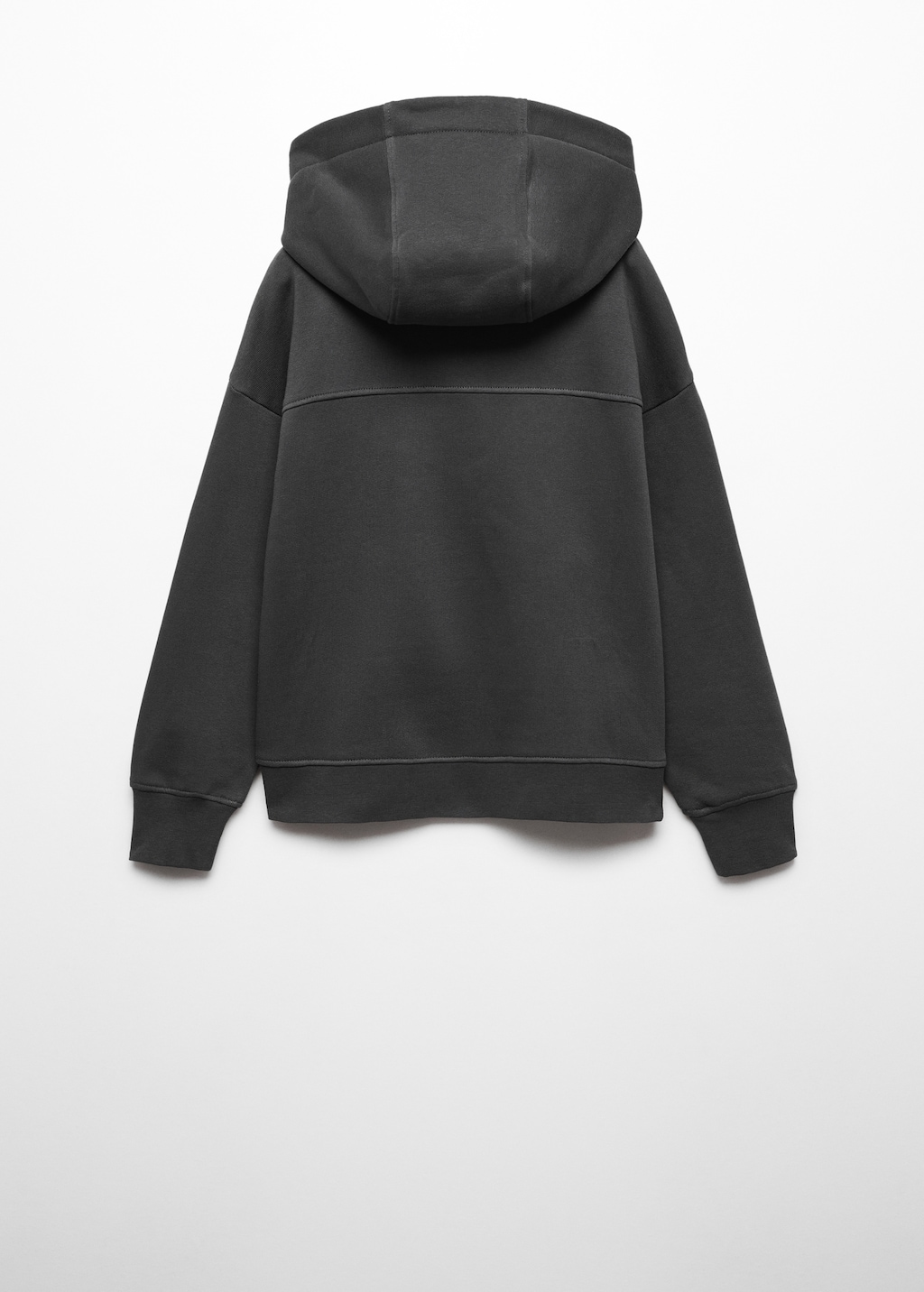 Zipped hoodie - Reverse of the article