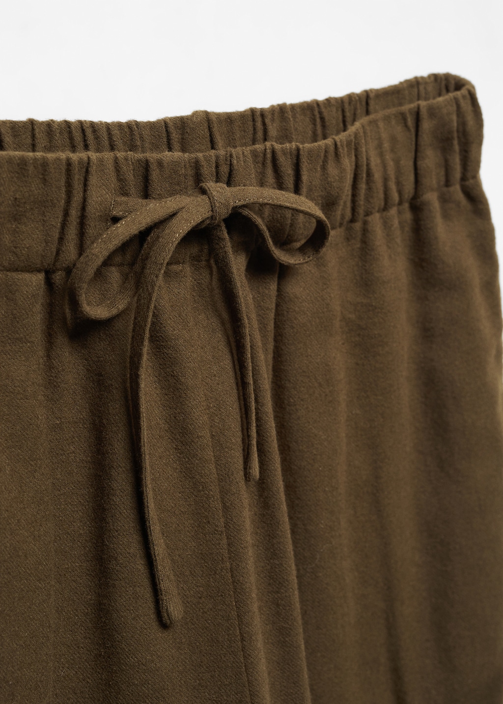 Straight flannel trousers - Details of the article 8