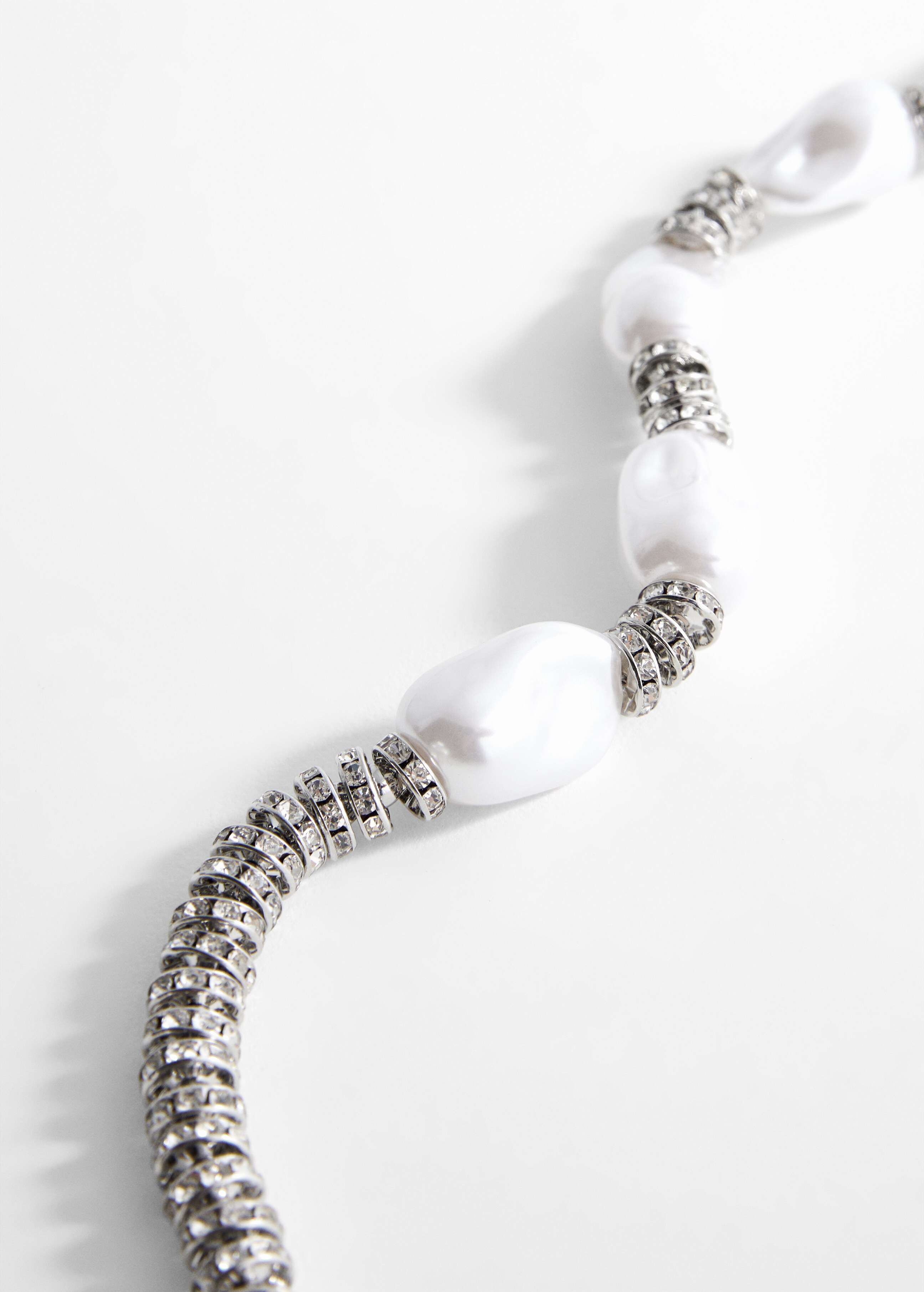 Mixed bead necklace - Medium plane